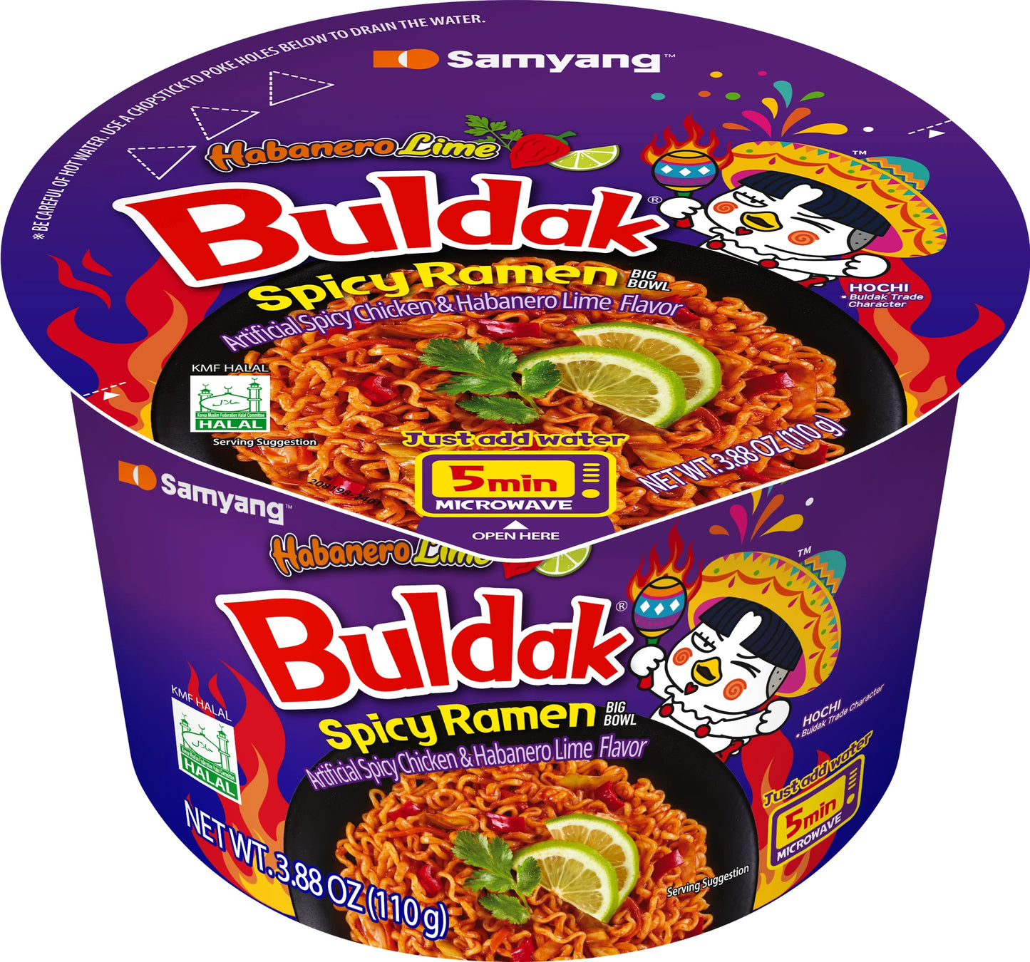 Buldak Habanero Lime Big Bowl - US 6329