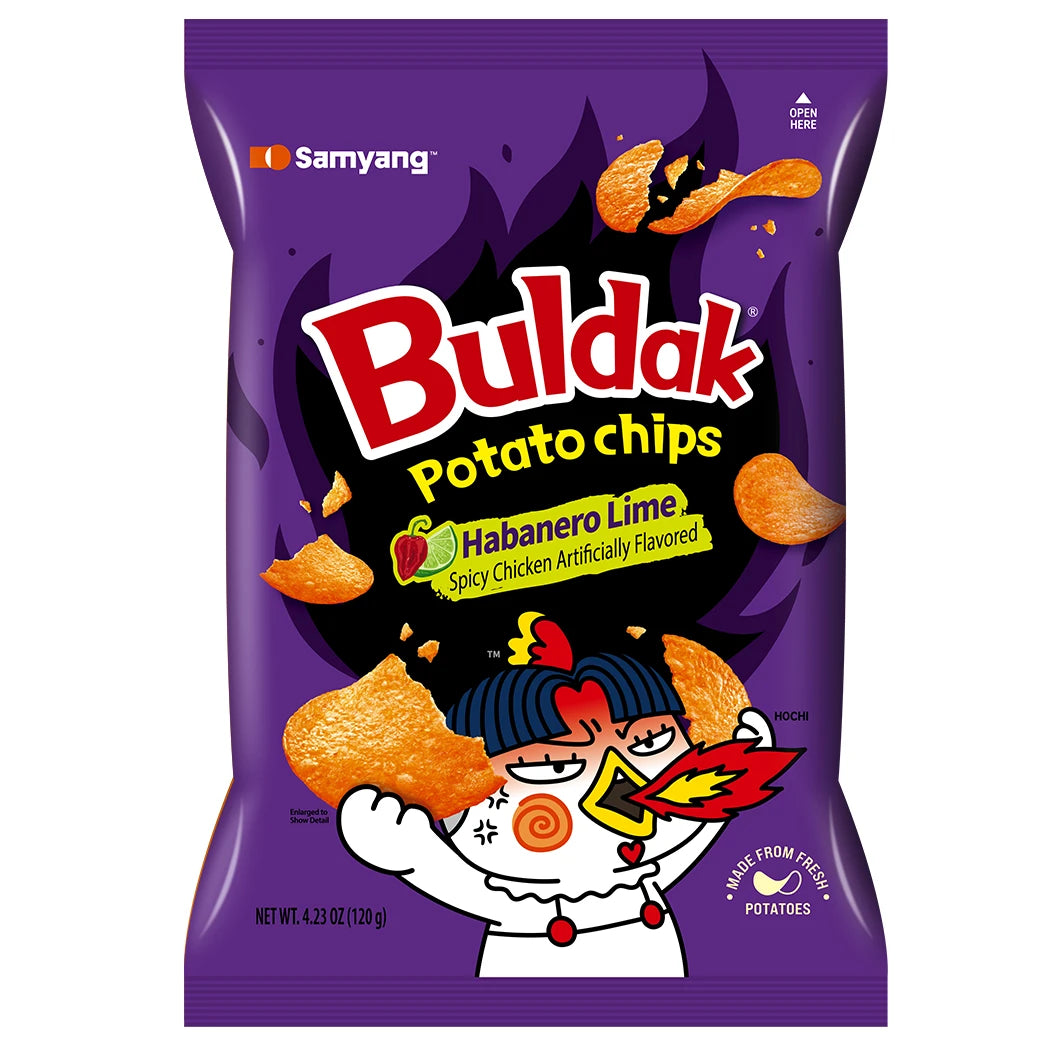 Buldak Potato Chips Habarnero Lime - US 3818